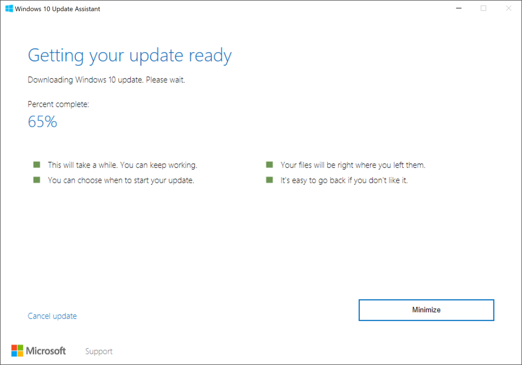 Windows 10 system update manual download free